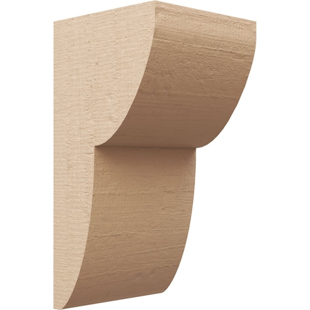 Ekena Millwork 12"W x 12"D x 24"H Wide Crestline Rough Cedar Woodgrain TimberThane Corbel, Primed Tan CORUR12X12X24CRERCPR